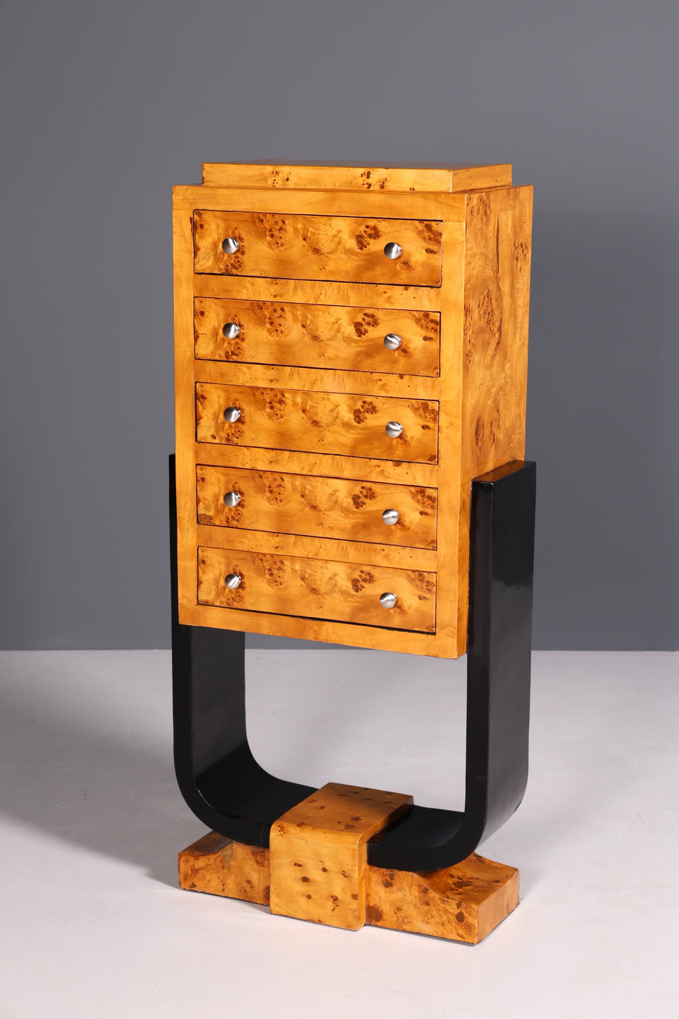 Traumhaftes Art Deco Design Highboard Biedermeier Stil Kommode