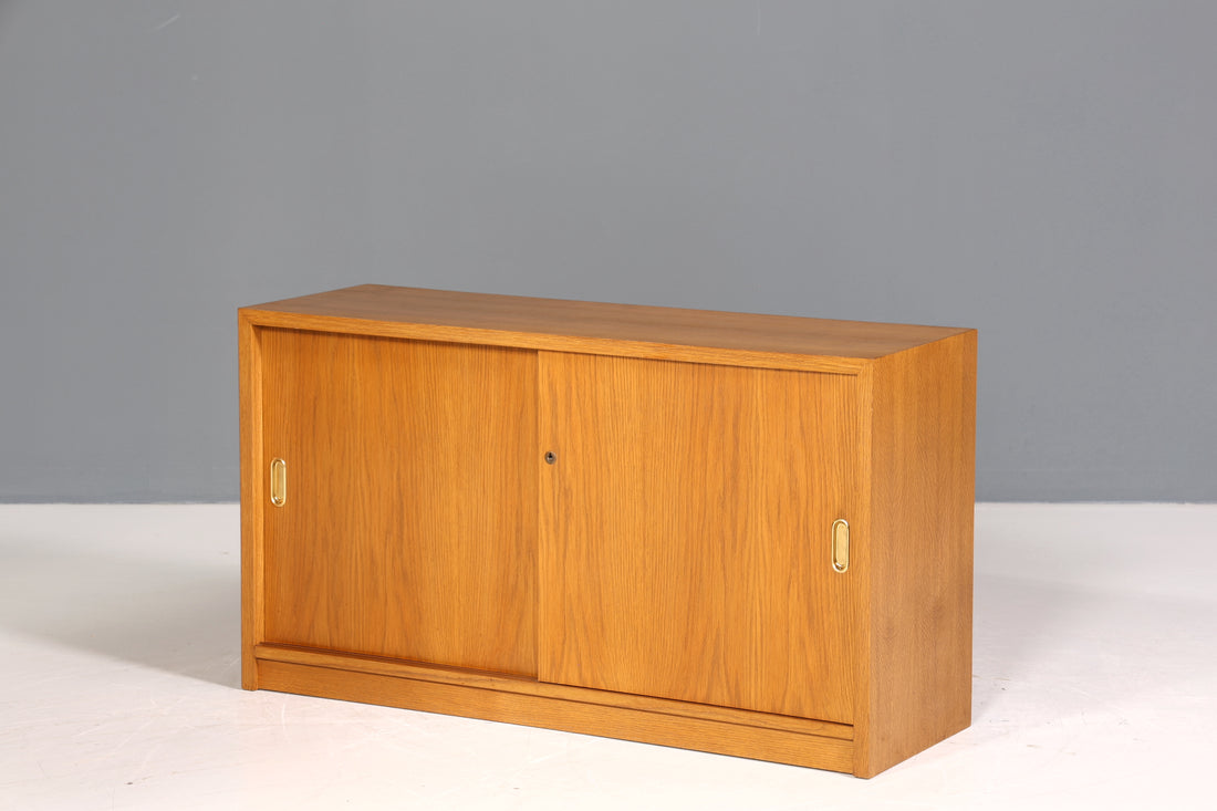 Wunderschöne Mid Century Kommode Vintage Schiebetür WB Schrank 60er Jahre 3 von 4