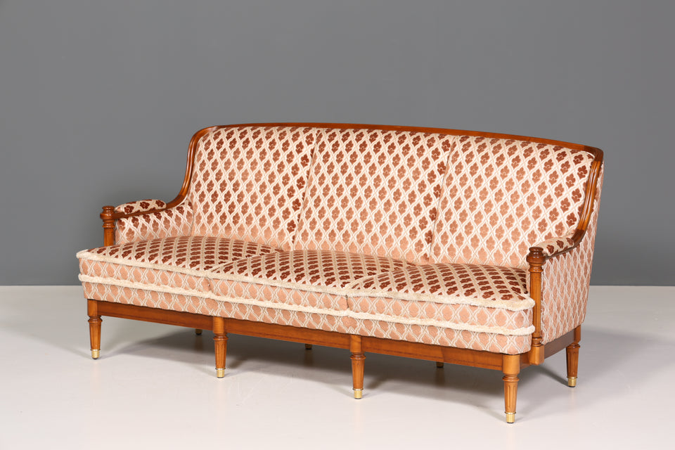 Wunderschönes Original "Warrings" Sofa Chippendale 3- Sitzer Couch Antik Stil Polstersofa Canapé