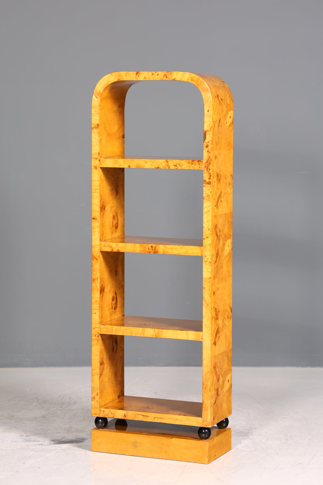 Wunderschönes Art Deco Design Birke Bücherregal Kult Regal Bookshelf