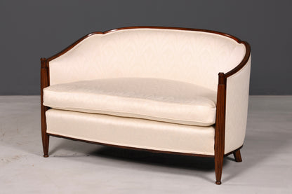 Elegant Art Deco sofa bench 2-seater vintage lounge sofa upholstered sofa salon sofa