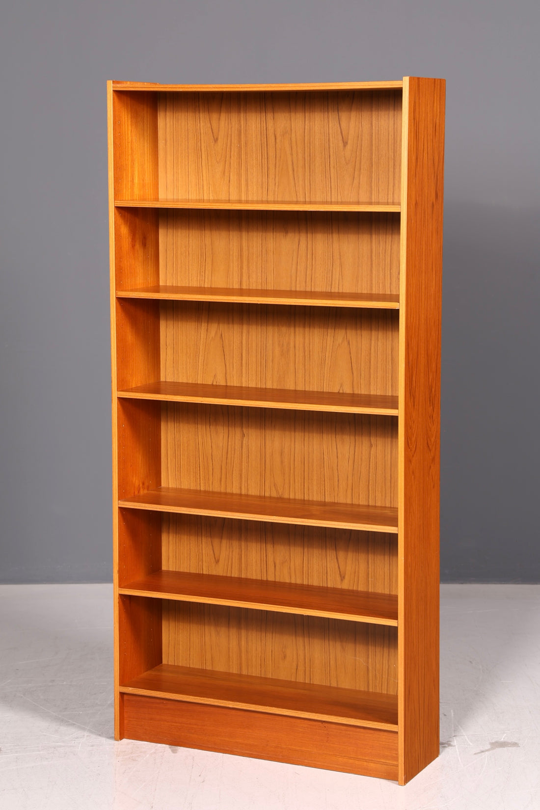 Schlichtes Mid Century Regal Vintage Bücherregal Schrank Buchablage Bookshelf 60s Holz