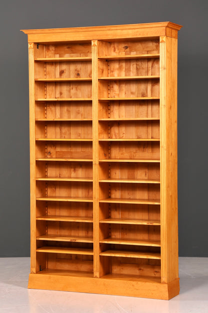 Wunderschönes XXL Bücherregal im Gründerzeit Stil Regal Massiv Holz Buchablage Landhausstil Bookshelf