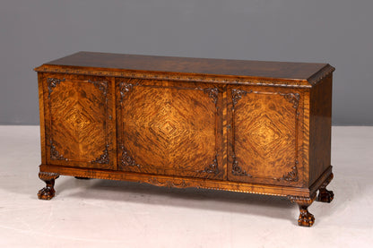 Traumhaftes Chippendale Sideboard Kommode Barock Stil Massivholz TV Schrank Antik