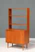 Traumhaftes Mid Century Regal Danish Design Teak Holz Bücherregal Retro Schrank Kommode 60s