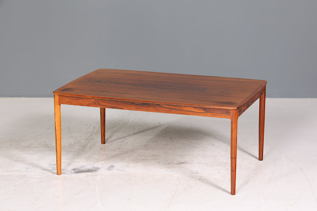 Schlichter Mid Century Tisch Retro Palisander Couchtisch Vintage Ablagetisch Beistelltisch
