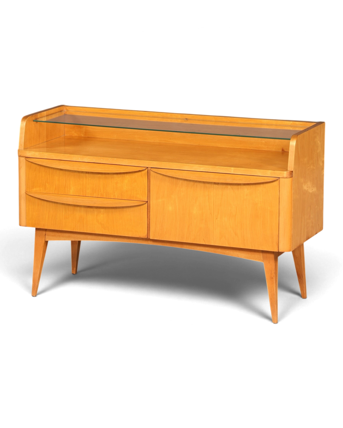 Original Hellerau Schrank Franz Ehrlich Mid Century Sideboard Lowboard DDR Design