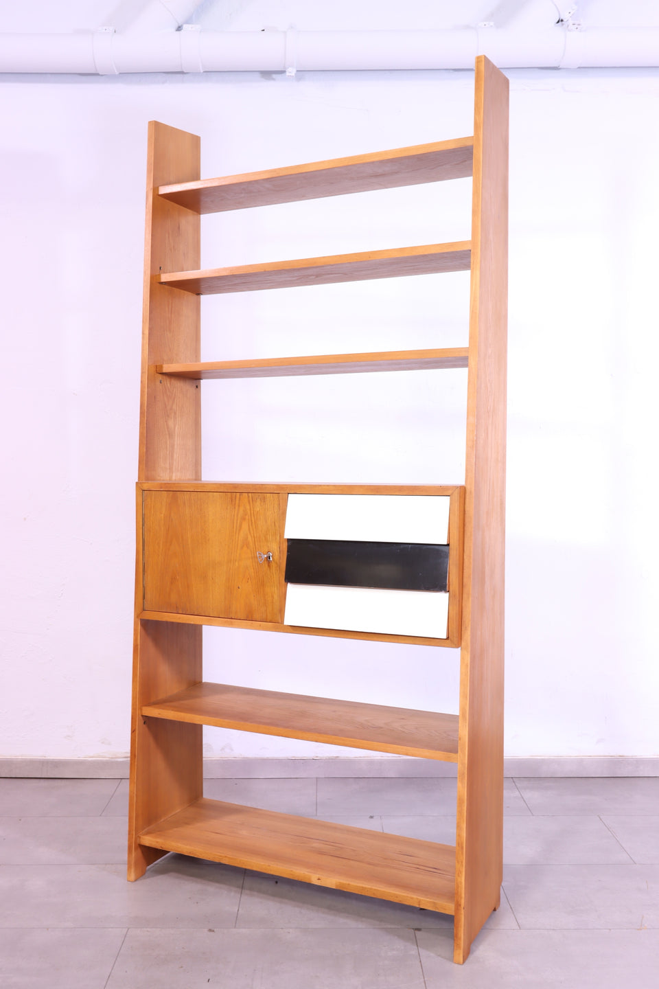 Mid Century Regal Danish Design Bücherregal Schrank 1/2