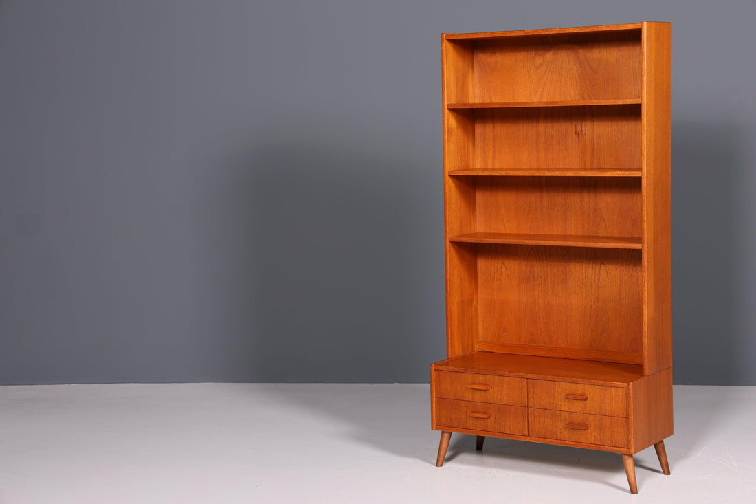 Wunderschönes Mid Century Regal Vintage Bücherregal Retro Bookshelf Schrank 60er Jahre