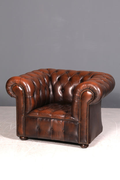 Edler Original Chesterfield Sessel Englischer Armlehnsessel Englisch Herrensessel