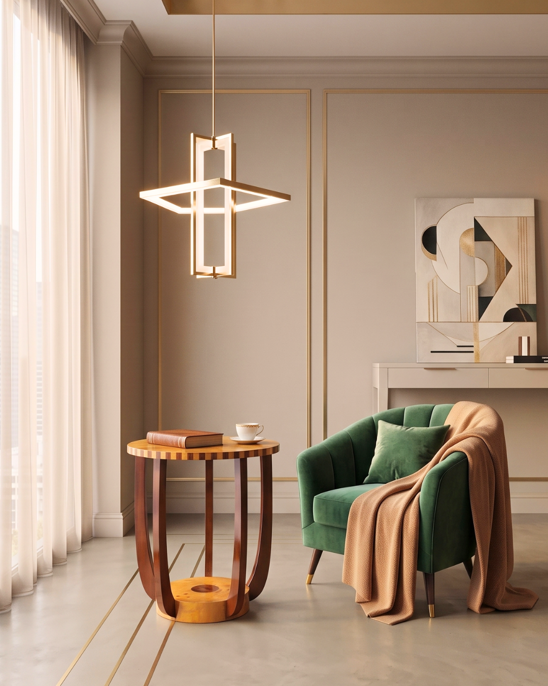 Wunderschöner Art Deco Stil Beistelltisch Antik Stil Tisch Luxus Couchtisch Ablagetisch