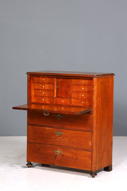 Wunderschöner Biedermeier Sekretär um 1875 Vertiko Antik Kommode Office Schreibkommode