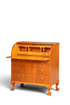 Traumhafter Rollladen Sekretär um 1930 Büro Kommode echt Holz Barock Stil Schreibtisch Bürokommode