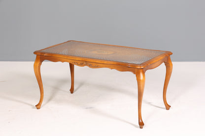 Wunderschöner Chippendale Couchtisch Wiener Geflecht Tisch Barock Stil Wohnzimmer Tisch