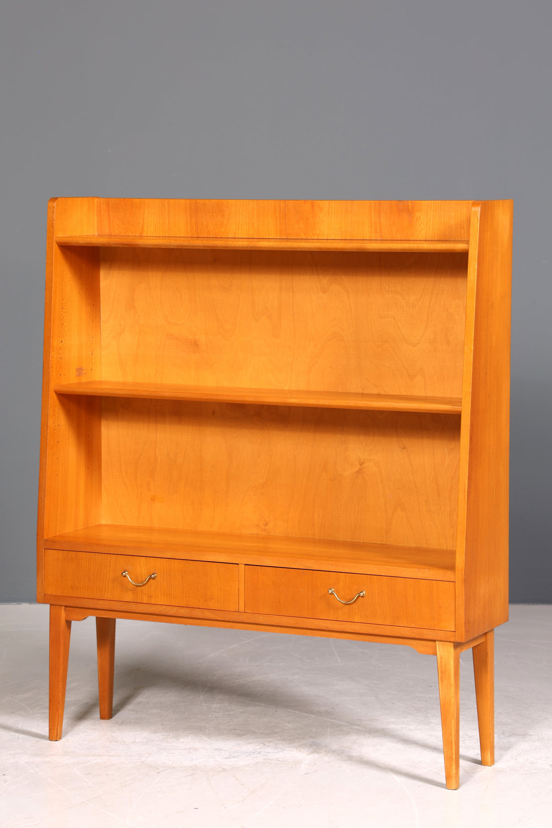 Schlichtes Mid Century Regal Vintage Bücherregal Retro Buchablage 60s Bookshelf