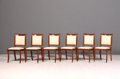6x Edle Englische Stühle Regency Mahagoni Dining Chairs Esszimmerstühle Küchenstühle Stuhlset Vintage