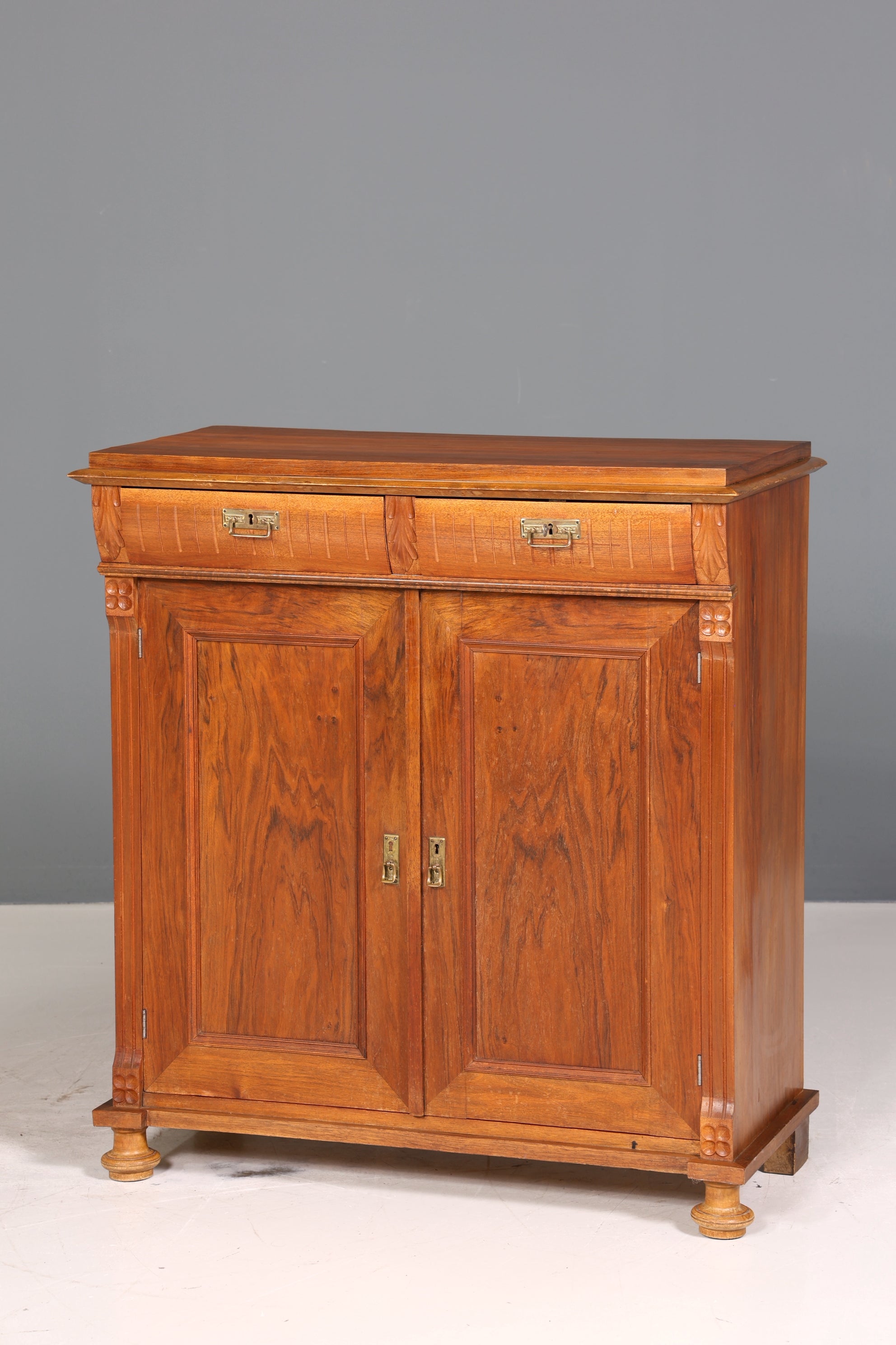 Wunderschöner Gründerzeit Vertiko echt Holz Antik Jugendstil Schrank Kommode