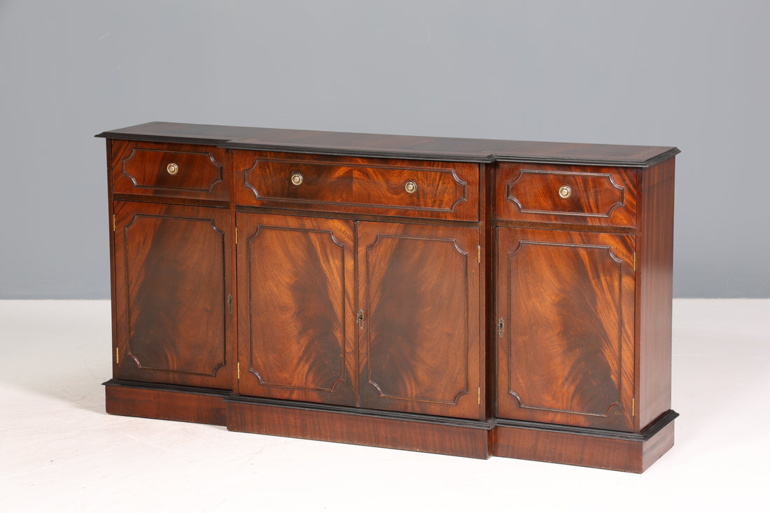 Wunderschönes Englisches Sideboard Mahagoni Schrank Antik 60s Buffetschrank Kommode