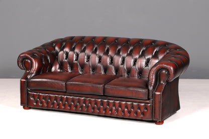 Wunderschönes Original Chesterfield Centurion Sofa 3- Sitzer echt Leder Couch Ledersofa