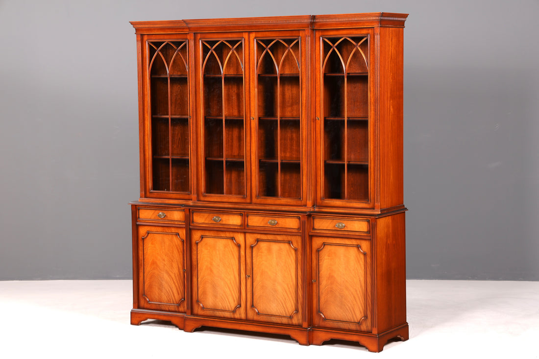 G719 Finish Wunderschöne Englische Vitrine Bibliothek Bücherschrank UK Buffet Schrank 60s Jahre (Kopie)