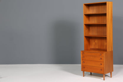 Traumhaftes Mid Century Regal Vintage Schrank Retro Vertiko Bücherregal Kommode 60er Jahre