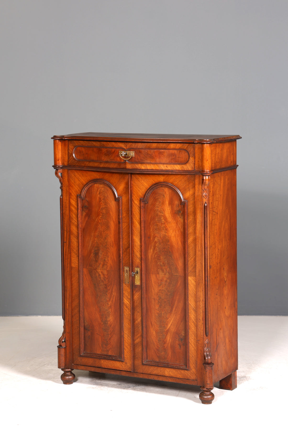 Traumhafter Louis Philippe Schrank um 1880 Gründerzeit Vertiko Highboard Schrank
