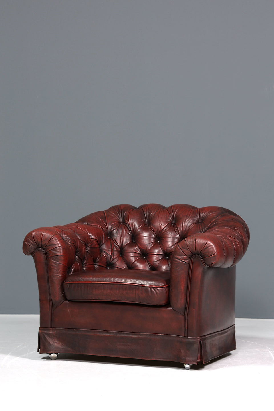 Stilvoller Original Chesterfield Sessel Englischer Armlehnsessel Englisch Herrensessel