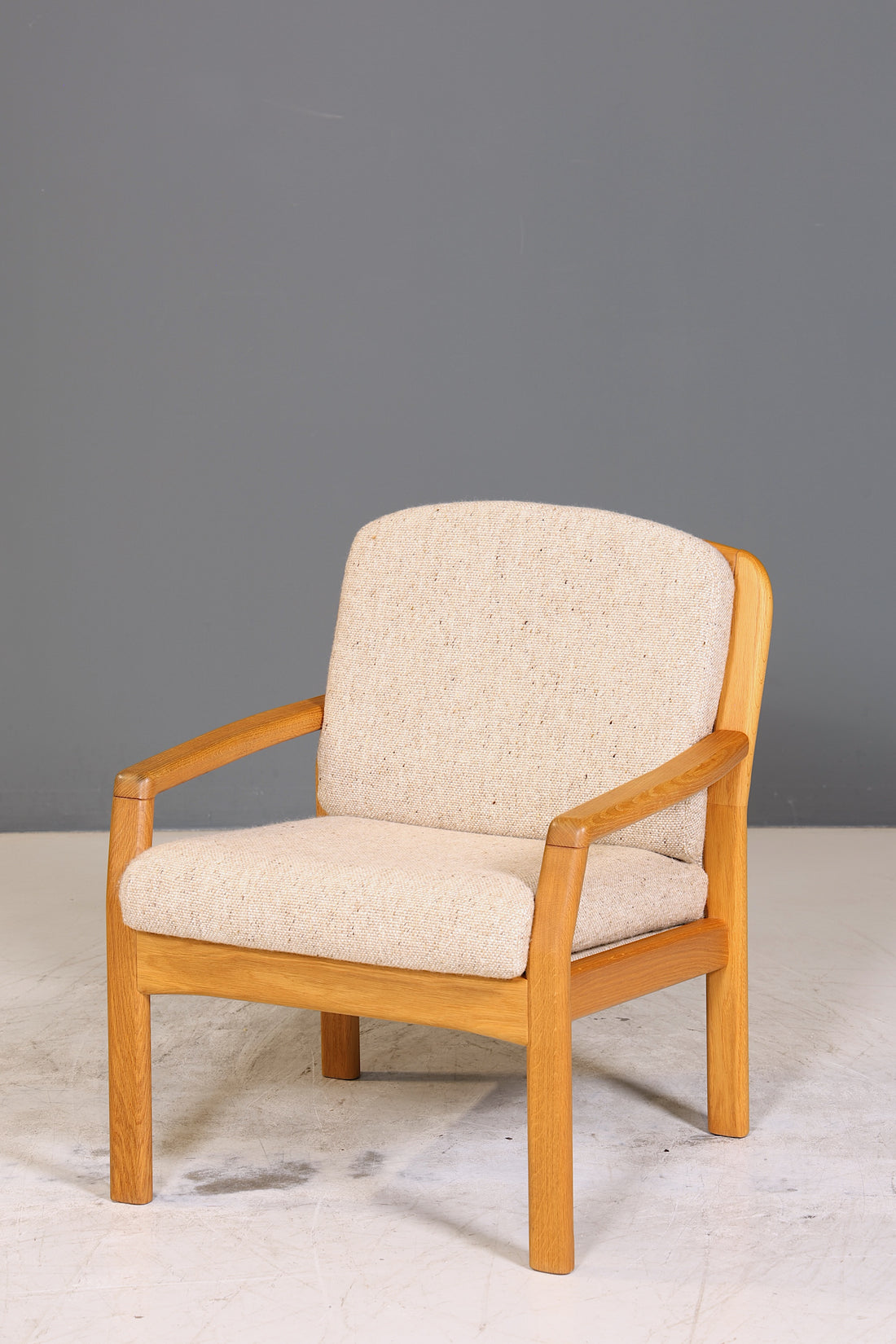 Wunderschöner Original Dyrlund Sessel Mid Century Armlehnsessel echt Holz Lounge Chair