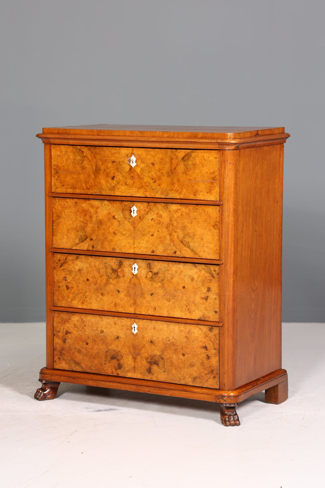 Stilvoller Louis Philippe Kommode Sekretär Vertiko Gründerzeit um 1880 Schreibtisch