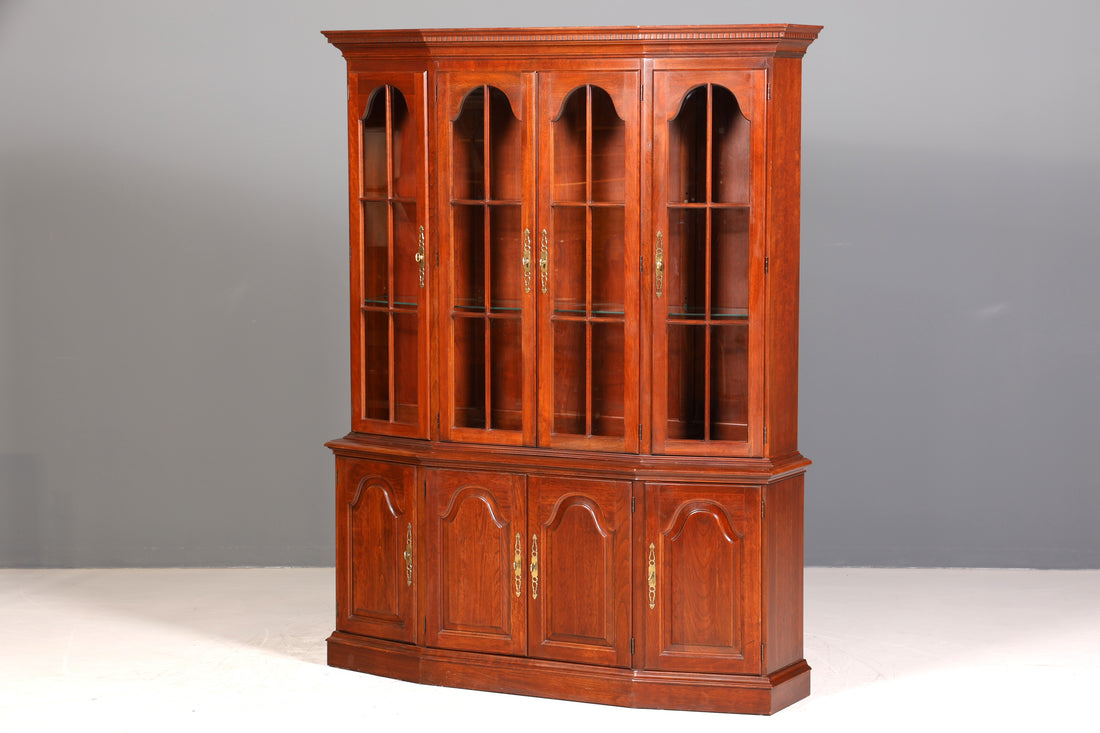 Stilvolle Original Pennsylvania House Vitrine Bücherschrank USA Schrank Buffet Schrank Regal