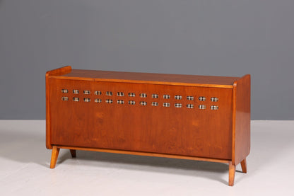 Edls Mid Century Wäschekorb  František Jirák für Tatra Nabytok Sideboard Klappschrank