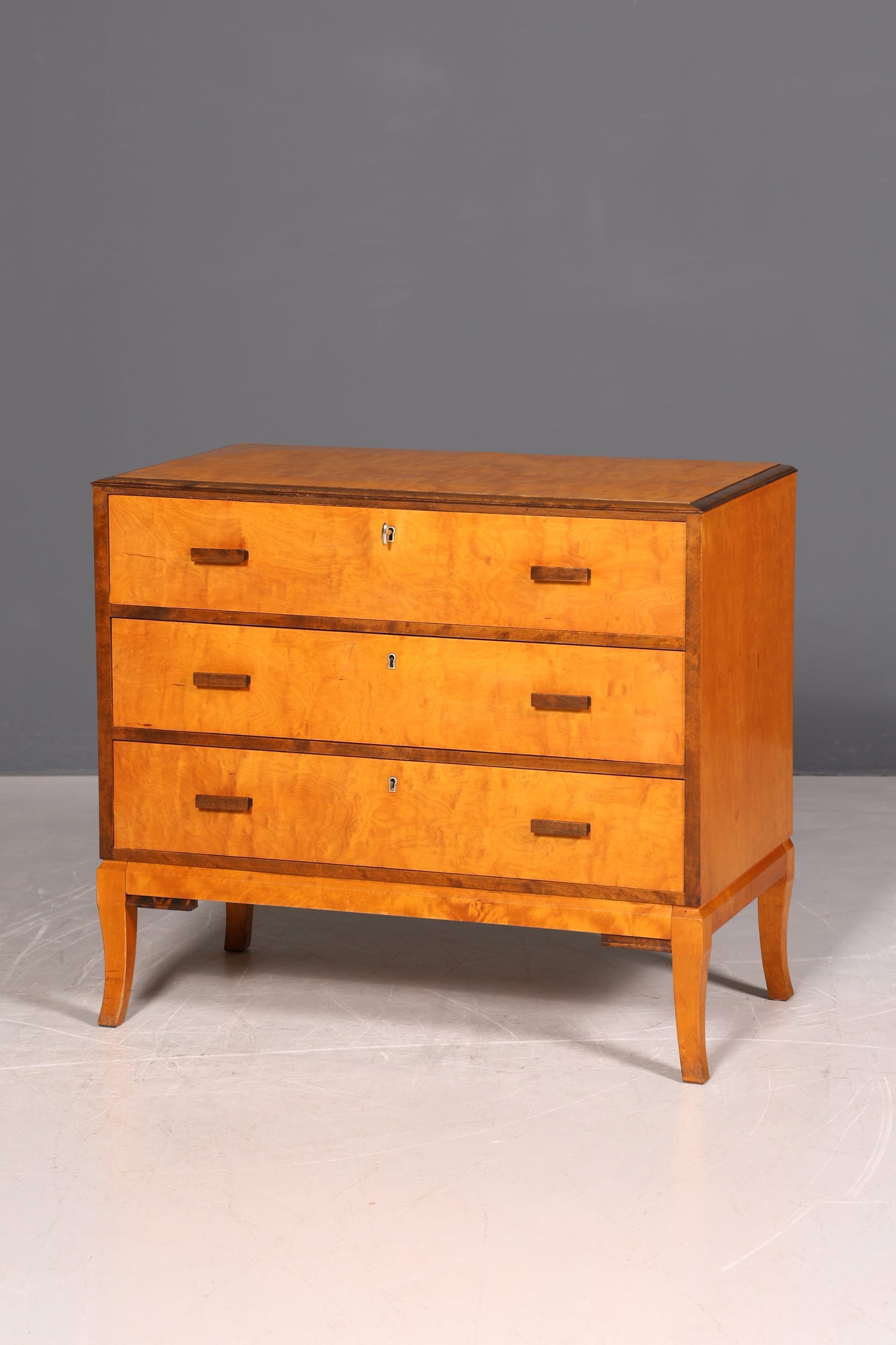 Wunderschöne Art Deco Stil Kommode um 1940 Sideboard Schubladenkommode