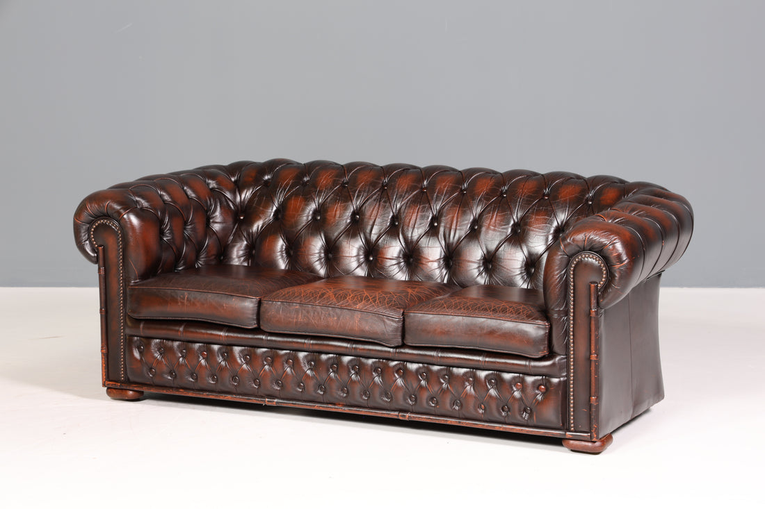 Wunderschönes Original Chesterfield Centurion Sofa 3- Sitzer echt Leder Couch