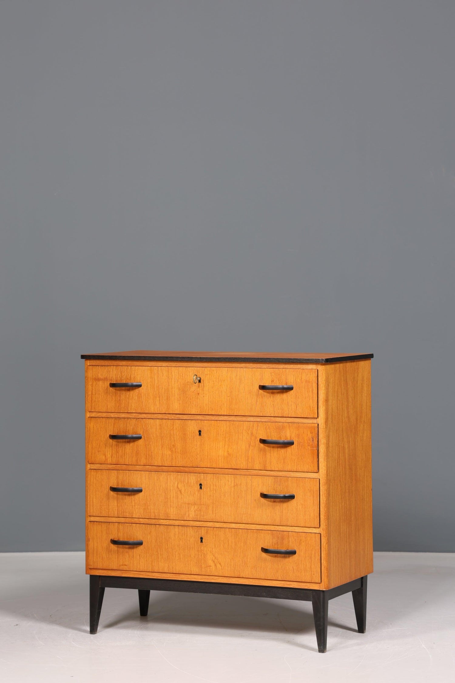 Wunderschöne Mid Century Kommode Teak Holz Sideboard Vintage Schubladen Kommode