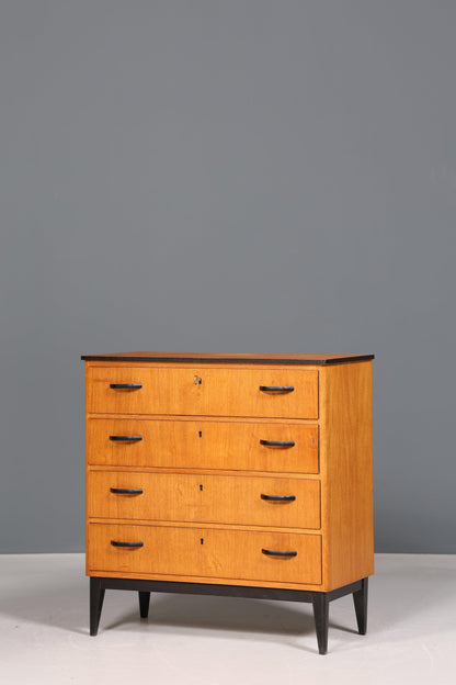 Wunderschöne Mid Century Kommode Teak Holz Sideboard Vintage Schubladen Kommode