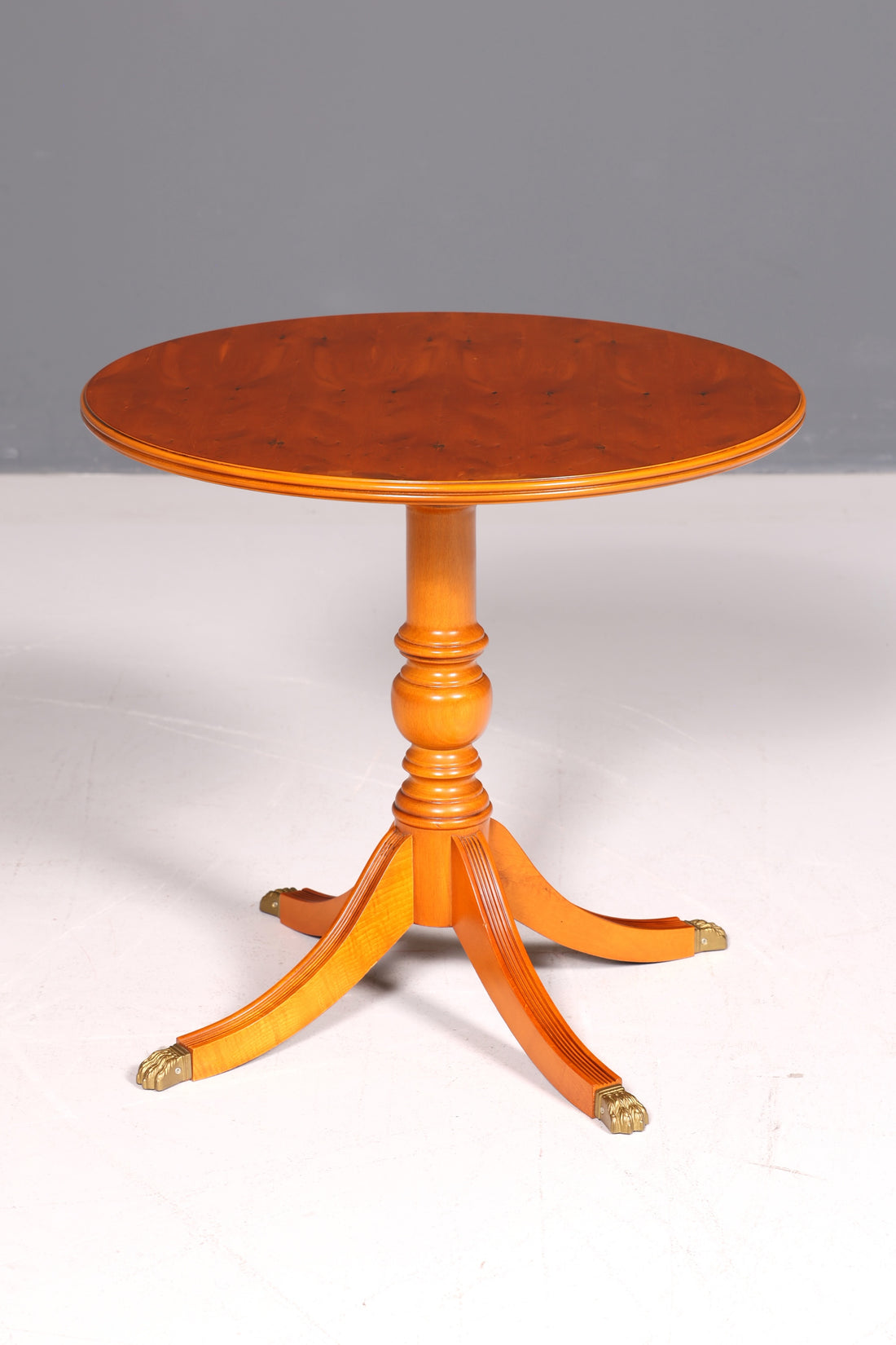 Edler Englischer Couchtisch Regency Stil Antik Beistelltisch Ablagetisch Salontisch Holz