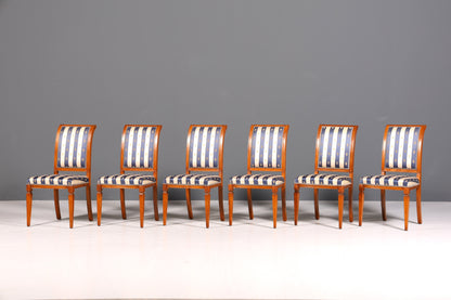 6x Traumhafte Selva Stühle Esszimmer Stuhl Set Villa Borghese Küchenstühle Antik Stil Set