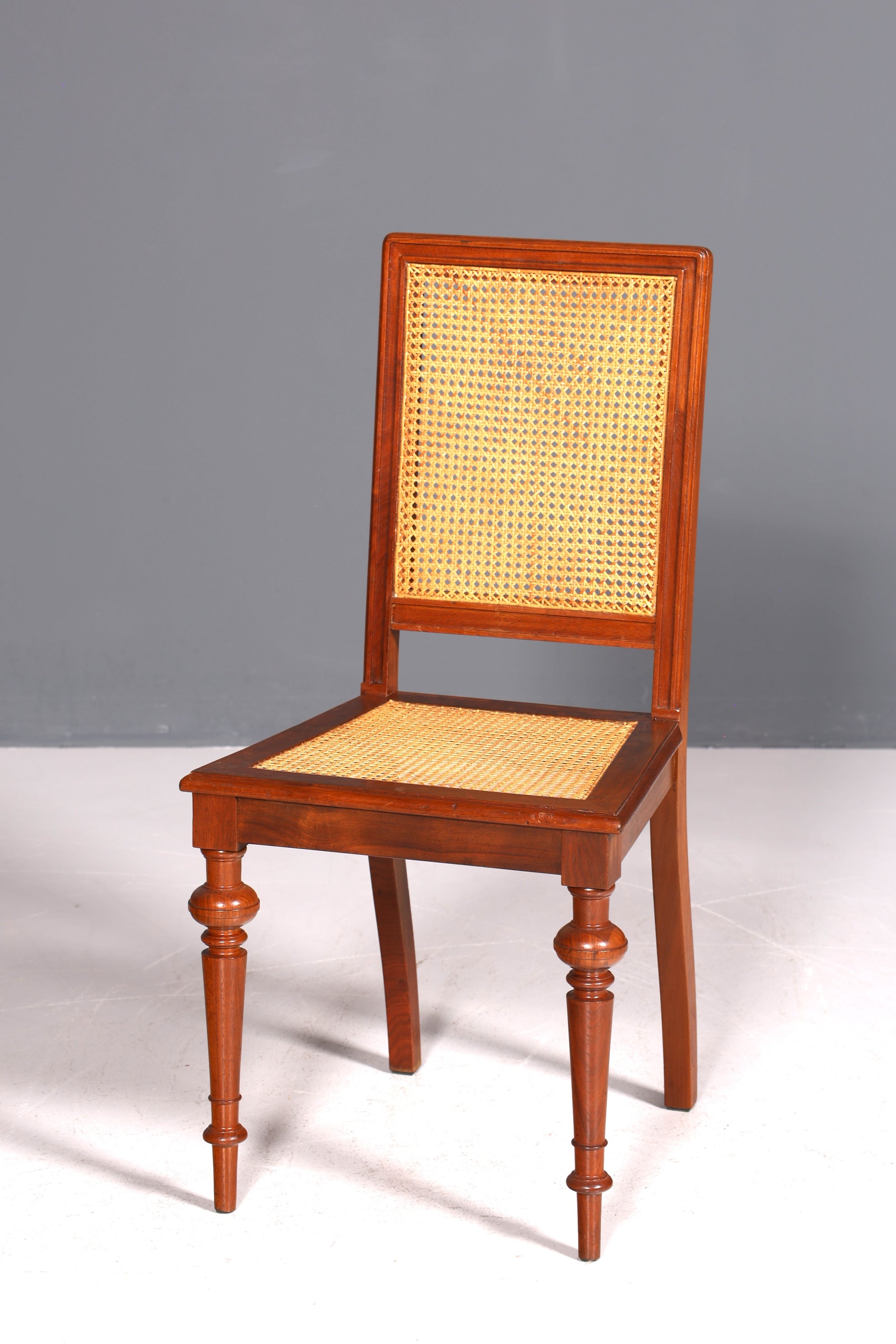 Stilvoller Gründerzeit Stuhl Antik Korbgeflecht Schreibtisch Stuhl Sekretär Stuhl Antik Küchenstuhl