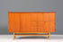 Schlichtes Mid Century Highboard Vintage Sideboard Danish Design Teak Holz Kommode 60er Jahre - Highboard