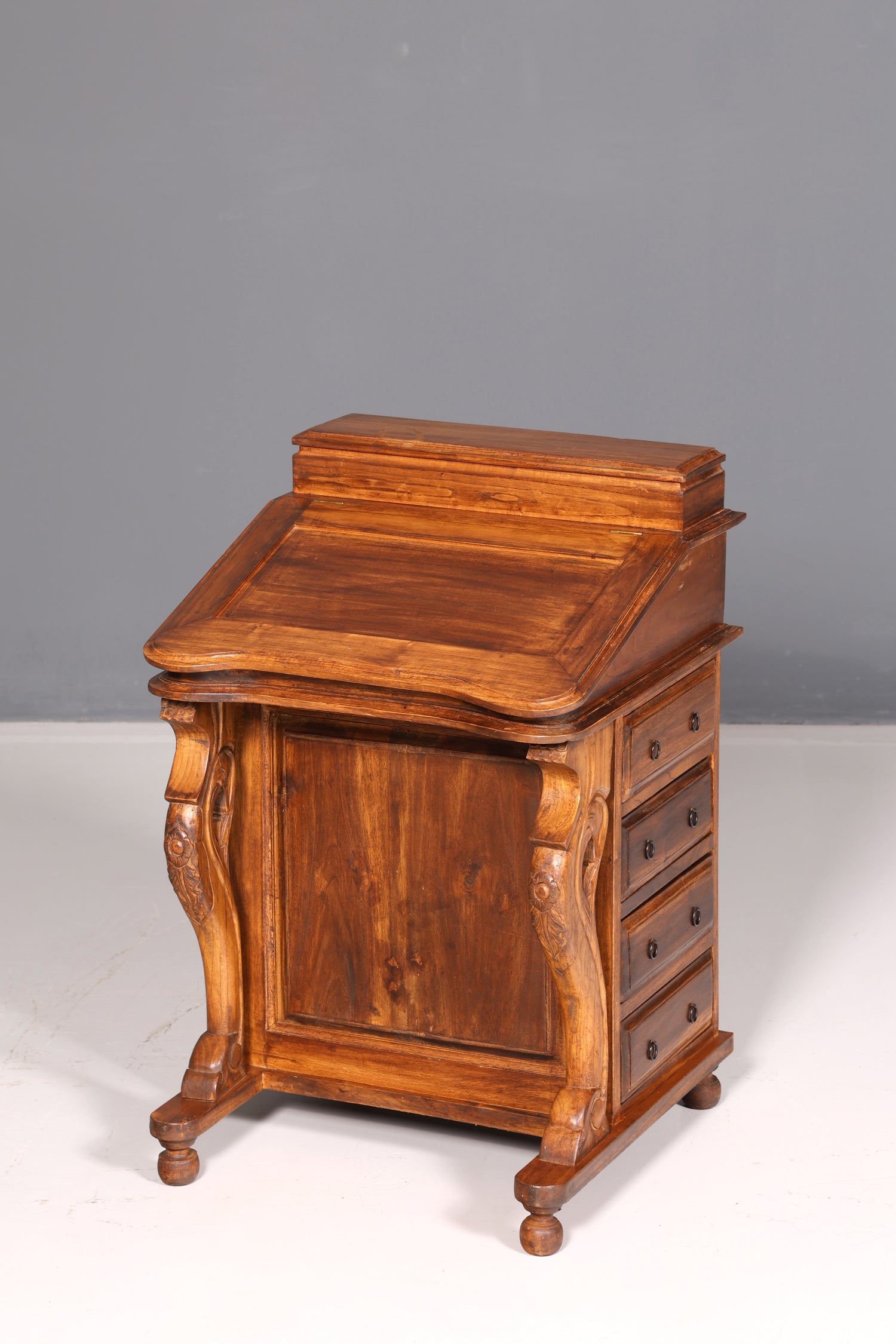 Wunderschöner Englischer Davenport Schreibtisch Desk Sekretär Schreibkommode Viktiorianischen Stil Kommode Antik Vintage