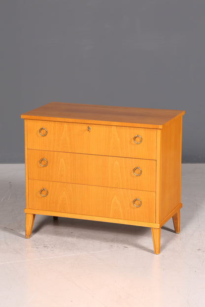Schlichte Mid Century Kommode Vintage Flur Kommode 60s Schubladenkommode