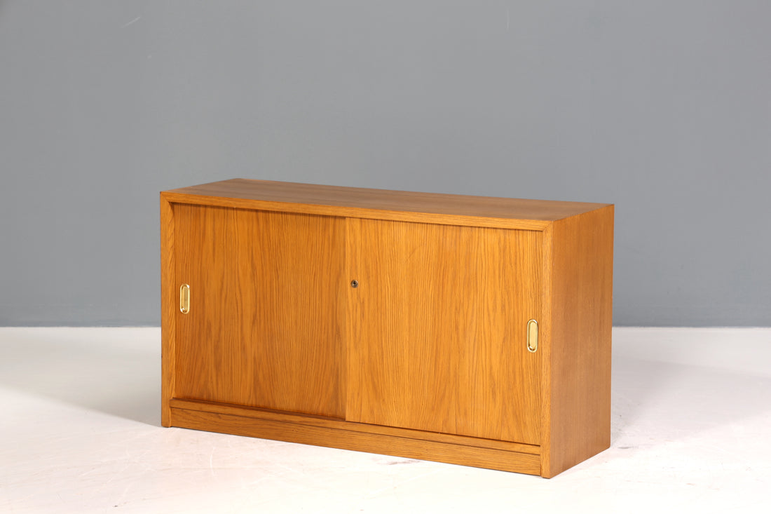 Wunderschöne Mid Century Kommode Vintage Schiebetür WB Schrank 60er Jahre 2 von 4