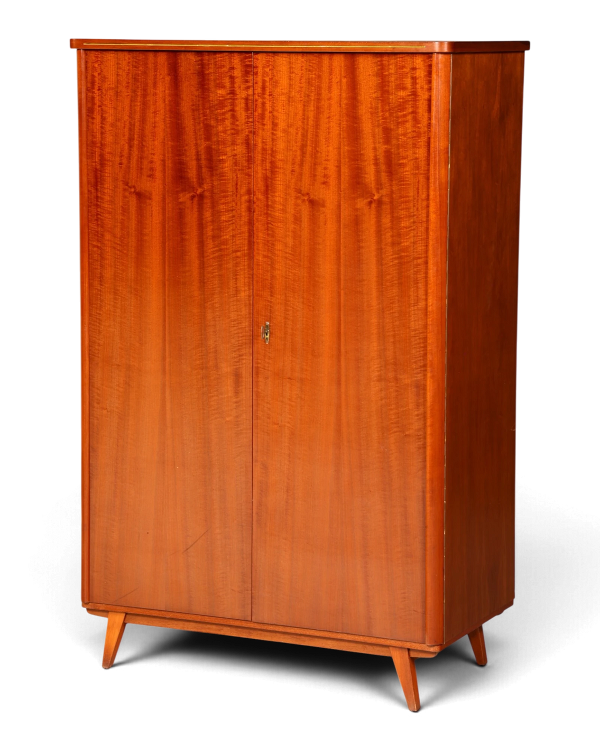 Wunderschöner Mid Century Kleiderschrank DDR Design Vintage Schrank Retro Wäscheschrank 60er Jahre