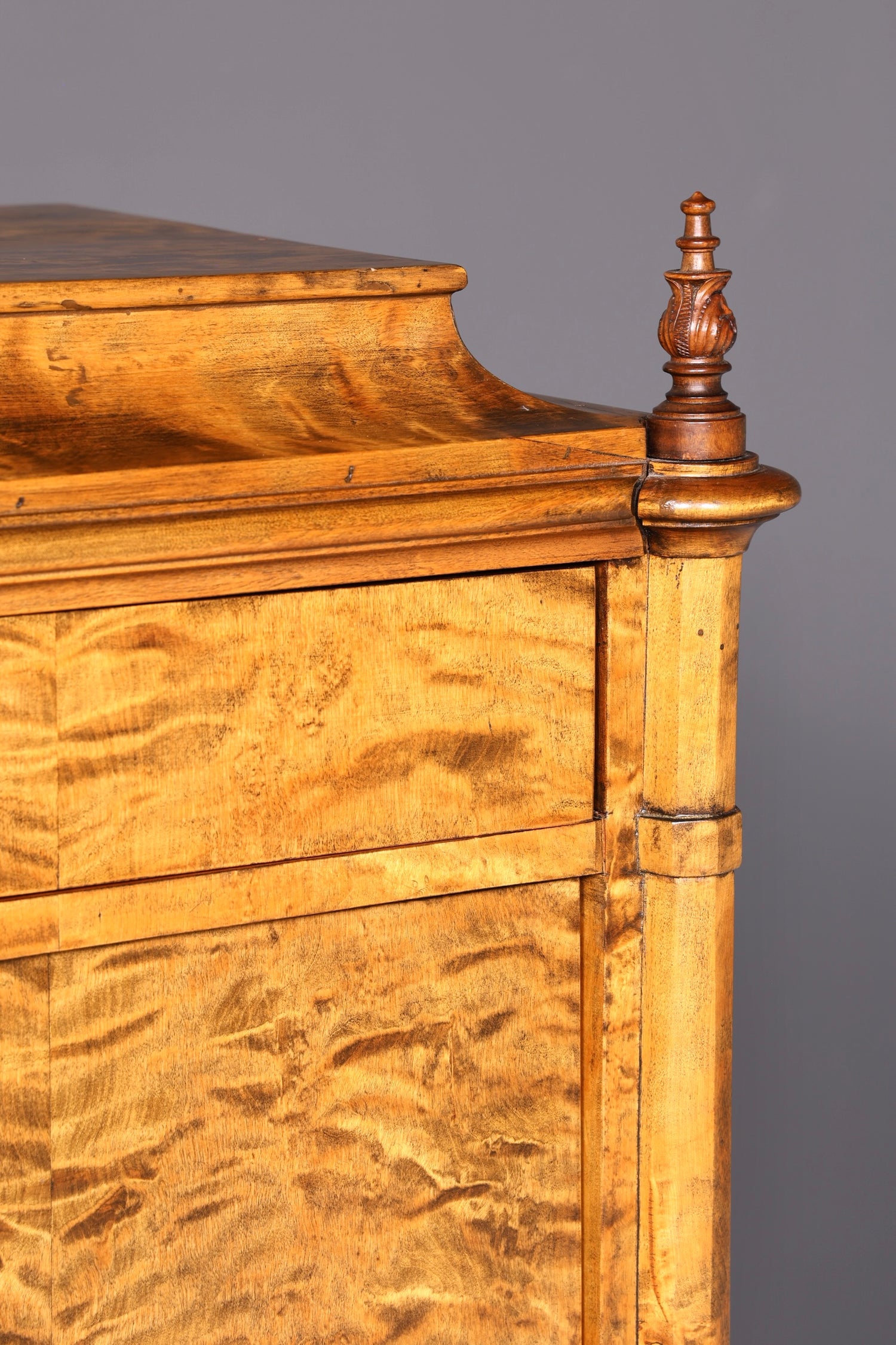 G545 Finish cm Stilvoller Biedermeier Sekretär Louis Philippe Vertiko Antik Kommode Schreibkommode Office Desk (Kopie)