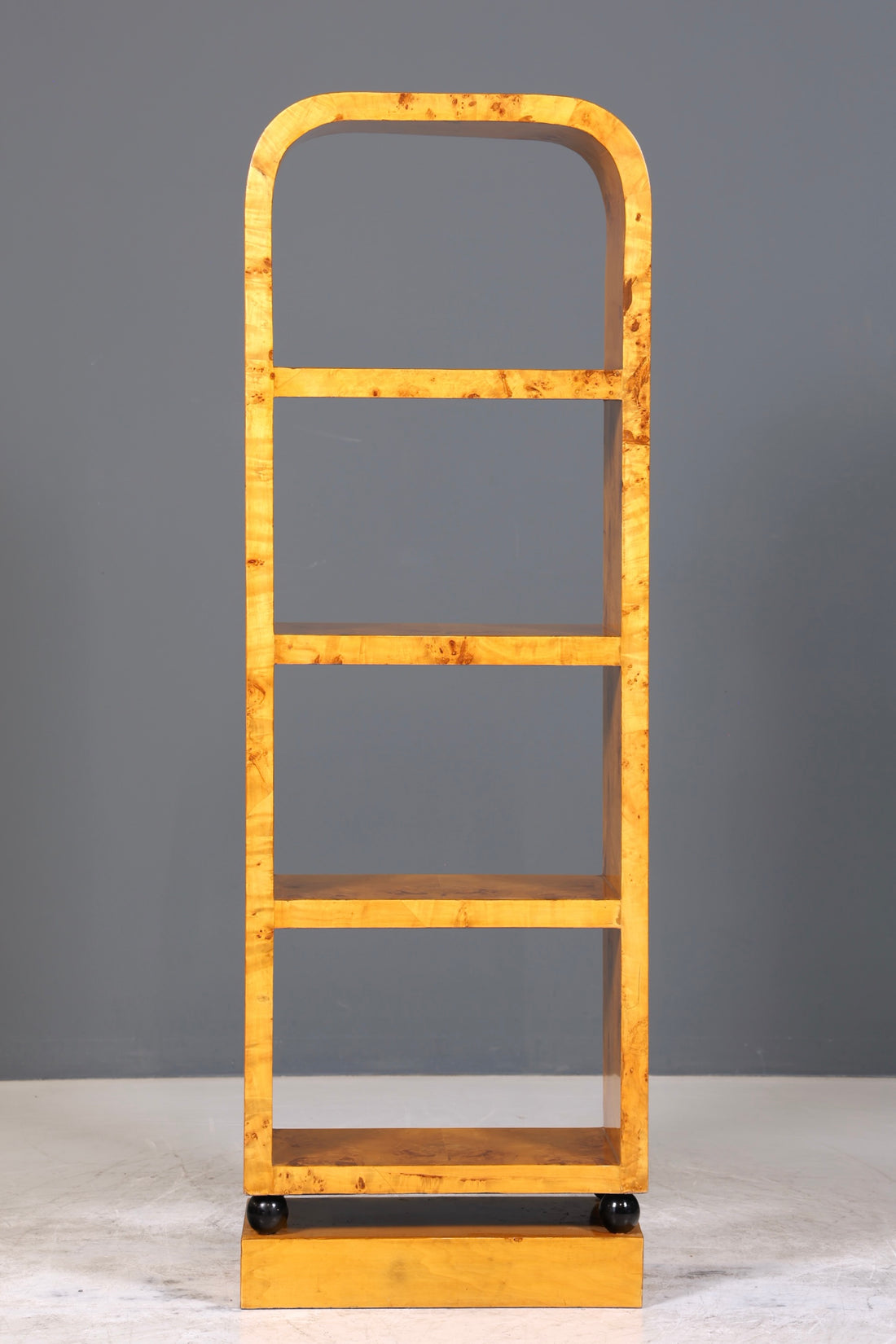 Wunderschönes Art Deco Design Birke Bücherregal Kult Regal Bookshelf