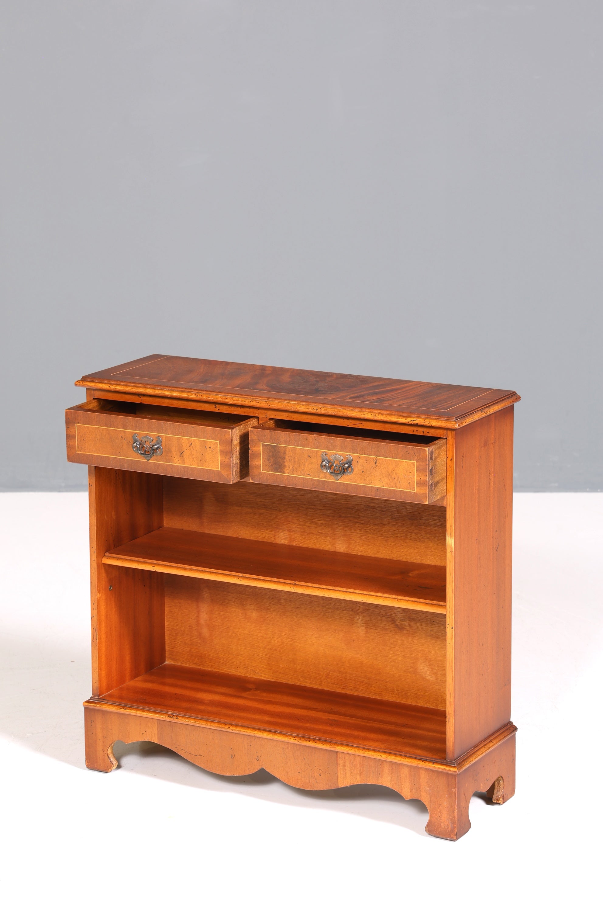 Wunderschönes Englisches Bücherregal Eibe Antik Regal Bookshelf Buchablage 60s