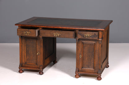 Traumhafter Jugendstil Schreibtisch Gründerzeit Bürotisch echt Holz Desk Office Table