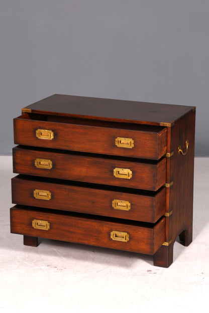 Wunderschöne Maritime Kommode Englisch Military Chest Schrank Schubladenkommode Wäschekommode