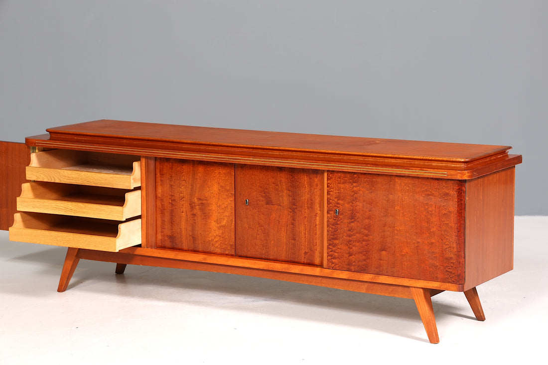 Wunderschönes Mid Century Sideboard Vintage TV Kommode 60s Schrank Retro Longboard