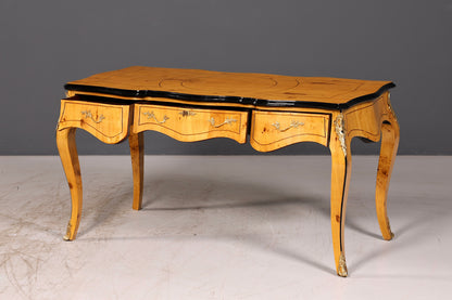 Beautiful Louis XV-style desk French office desk antique-style office table solid wood